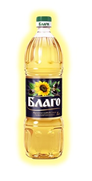 Масло БЛАГО подсол-оливк 1,0 л