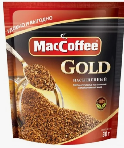 Маккофе Голд 30г Дой-Пак