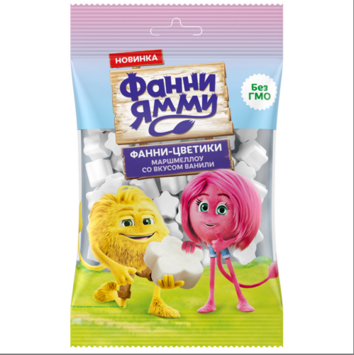 Зефир Фанни Ямми  Маршмеллоу со вкусом ванили 50г