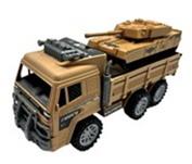 Военная техника (инерцион.) (грузовик, танк) 27*14см / коробка X08