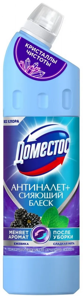 Моющее средство Доместос 750мл Кристаллы чистоты Ягодное сияние