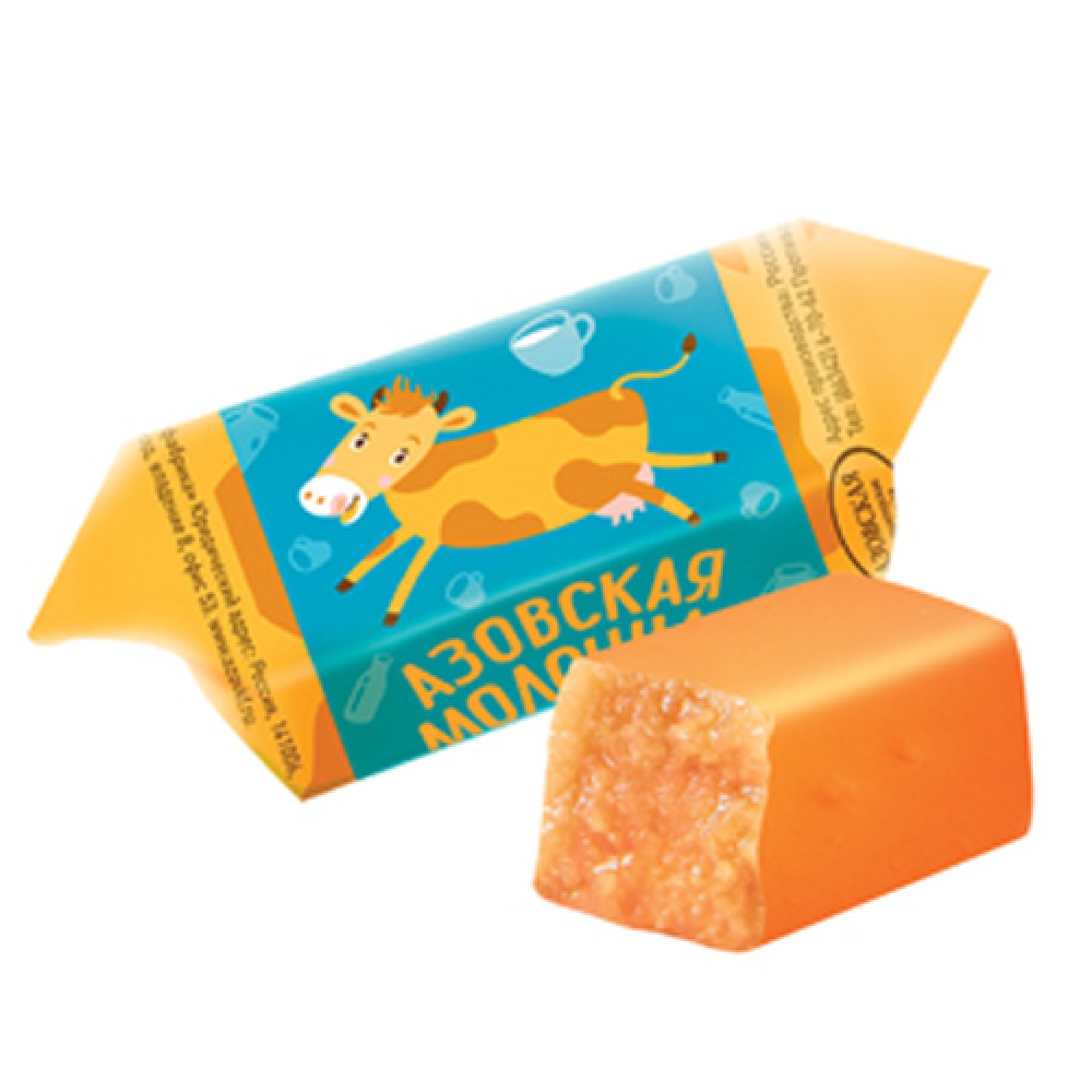Конфеты Азовская Коровка молочная 