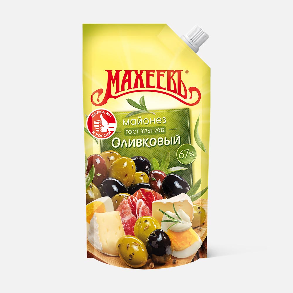 Майонез  Махеев 200мл оливковый 67%