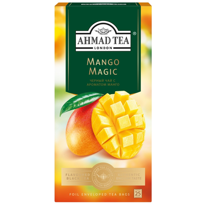 Ахмад 25 пак. Магия манго черный с/я