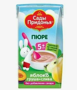 Пюре Сады Придонья 125г ябл/груша/слива
