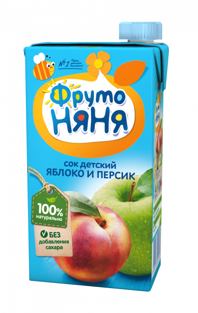 Сок Фр.Няня 0,2л яблоко/персик 