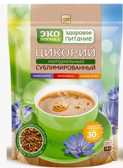 Цикорий Экологика 75гр сублим м/у