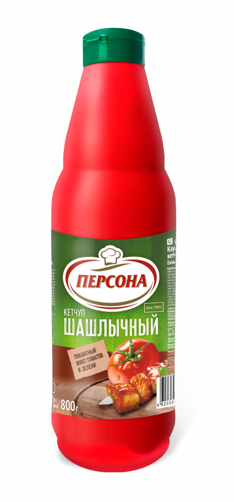 Кетчуп  БМЗ Персона 800гр Шашлычный пэт 