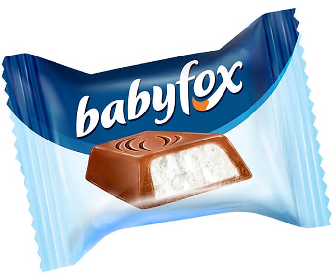 Конфеты Яшкино Babyfox c молочной начинкой