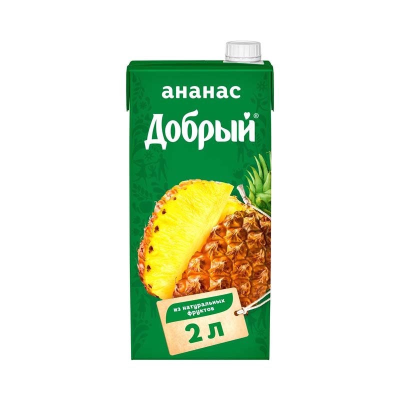 Добрый 2л Ананас/яблоко нектар