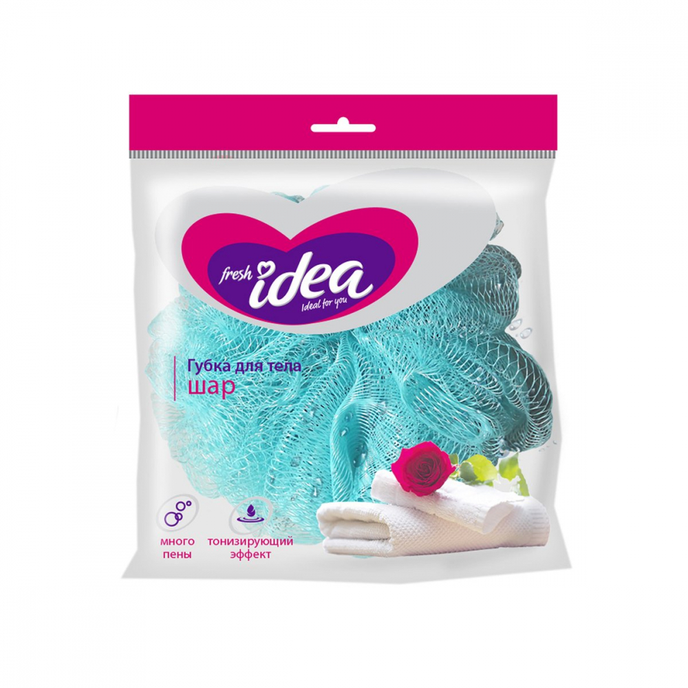 Мочалка д/тела Fresh idea Шар