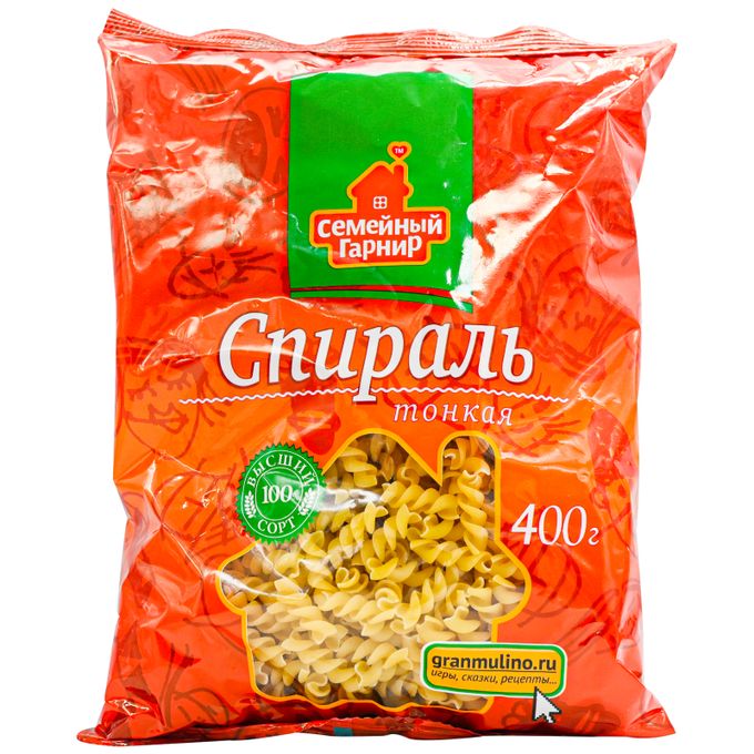 Гранмулино Сем.гарнир 400г. Спираль