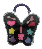 Косметика Набор  Сумочка (тени 4цв + румяна 3цв.+ помада + 2 аппликатора) 20*19см / коробка 663T
