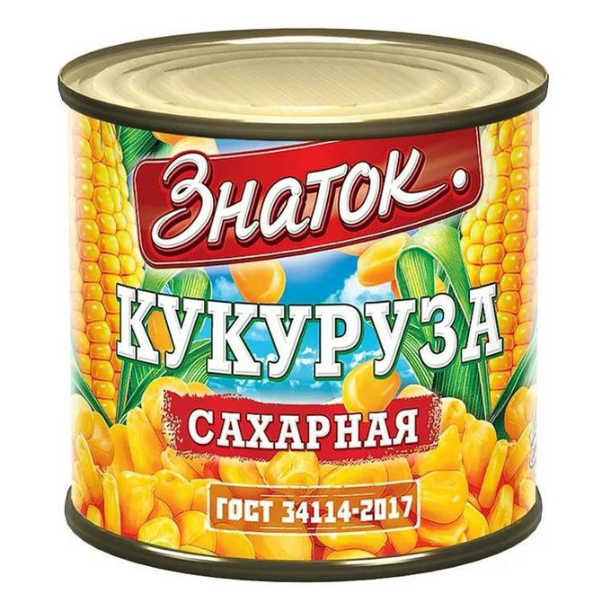 Кукуруза 425г Знаток ж/б