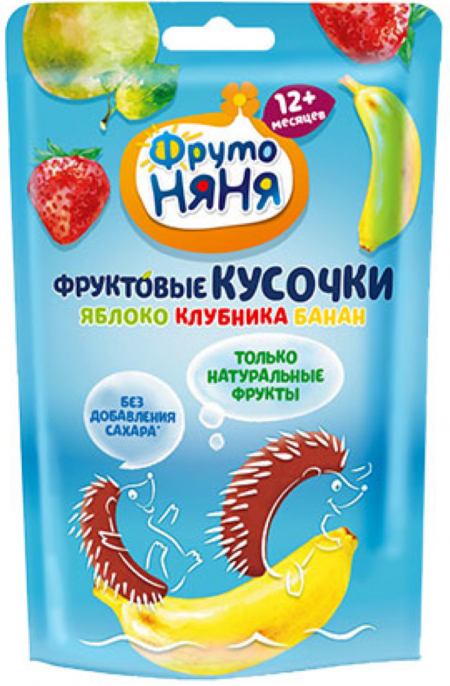 ФН фруктовые кусочки яблоко/клубника/банан 15гр