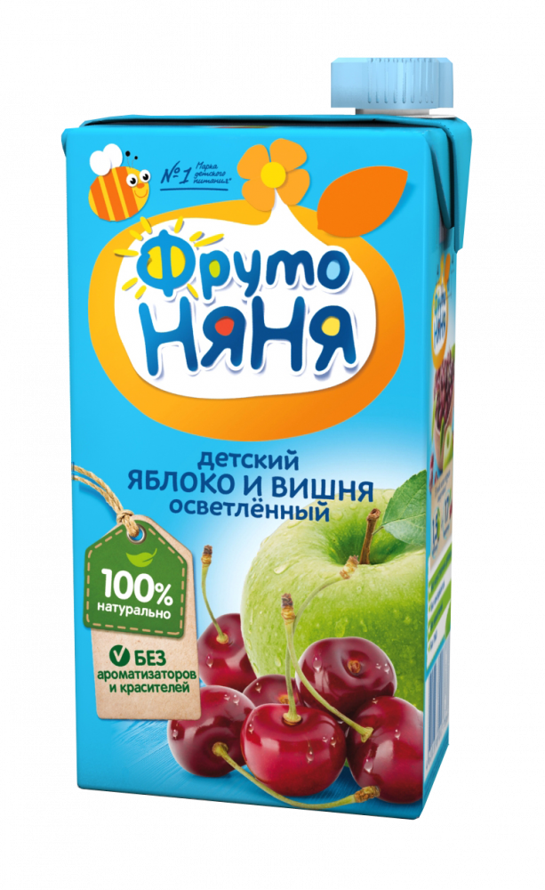 Сок Фр.Няня 0,2л яблоко/вишня