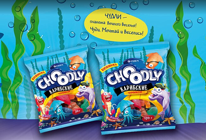 Мармелад ЭП 70г.КАРИБСКИЕ ЧУМИКСЫ  ESSEN
