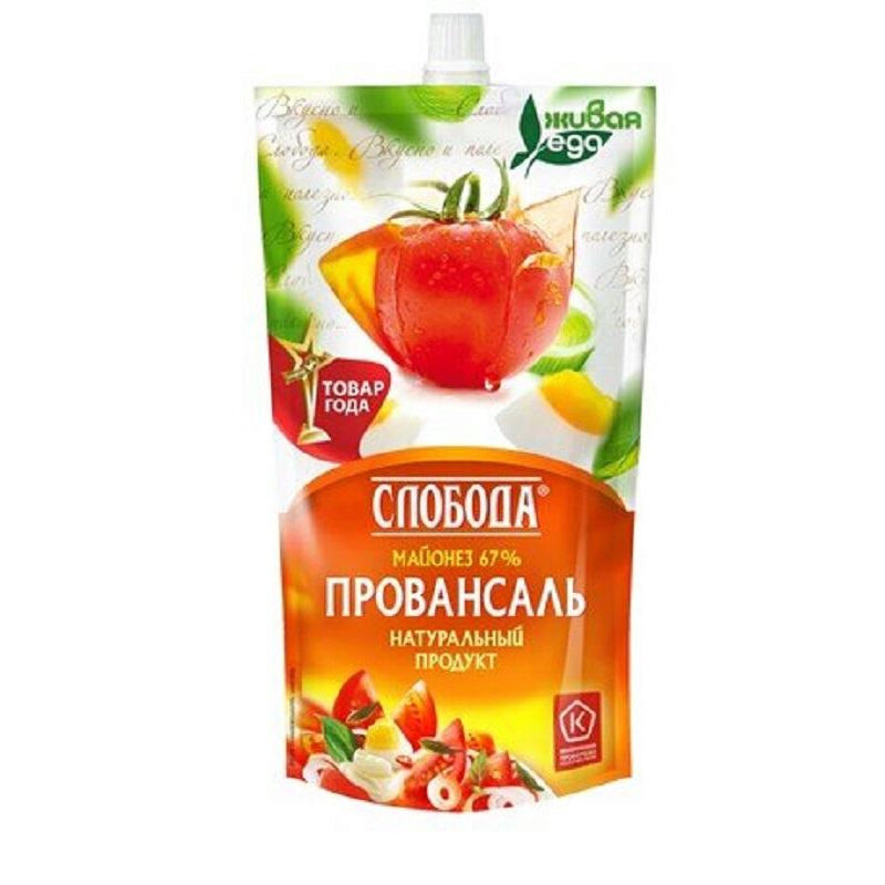 Майонез  Слобода 400мл Провансаль 67% 