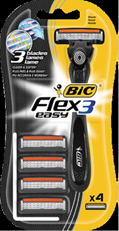 Станок Бик FLEX 3 гибрид бритва + 4 кассеты