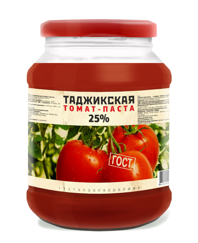 Том. паста  Персона Таджикская 525гр с/б/24шт