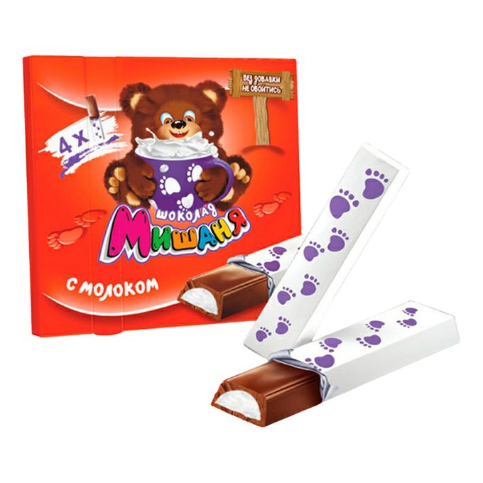 Шоколад Мишаня С молоком 45гр.