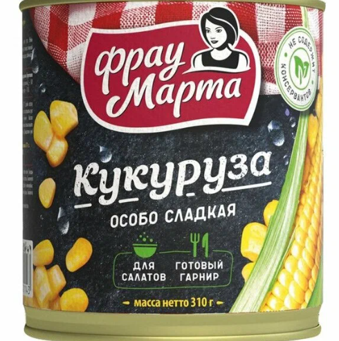 Кукуруза 310г Фрау Марта  ж/б