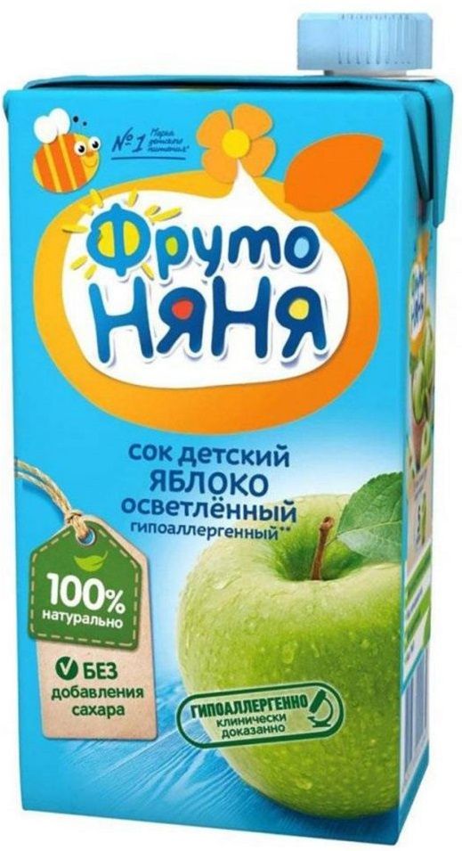Сок Фр.Няня 0,5л яблоко освет.