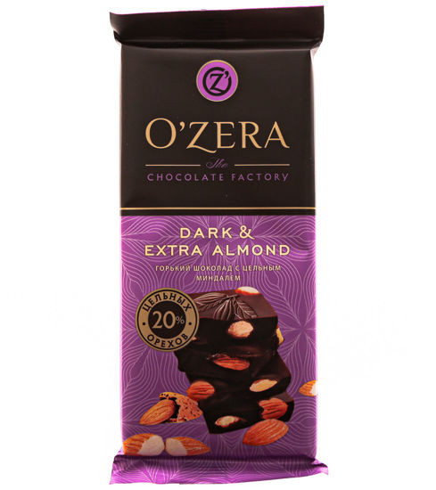 Озёры 90г O"Zera горький Dark & Extra Almond