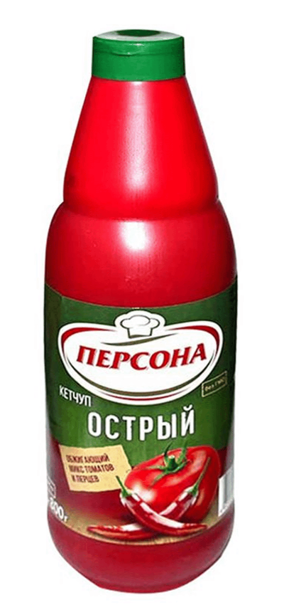Кетчуп  БМЗ Персона 800гр Острый пэт