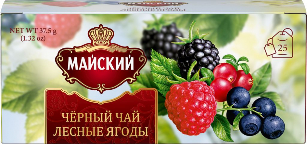 Майский 25пак. Лесные ягоды черн