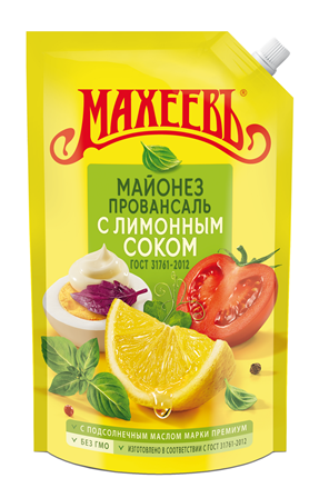 Майонез  Махеев 800мл лимонный сок м/у 50,5% 