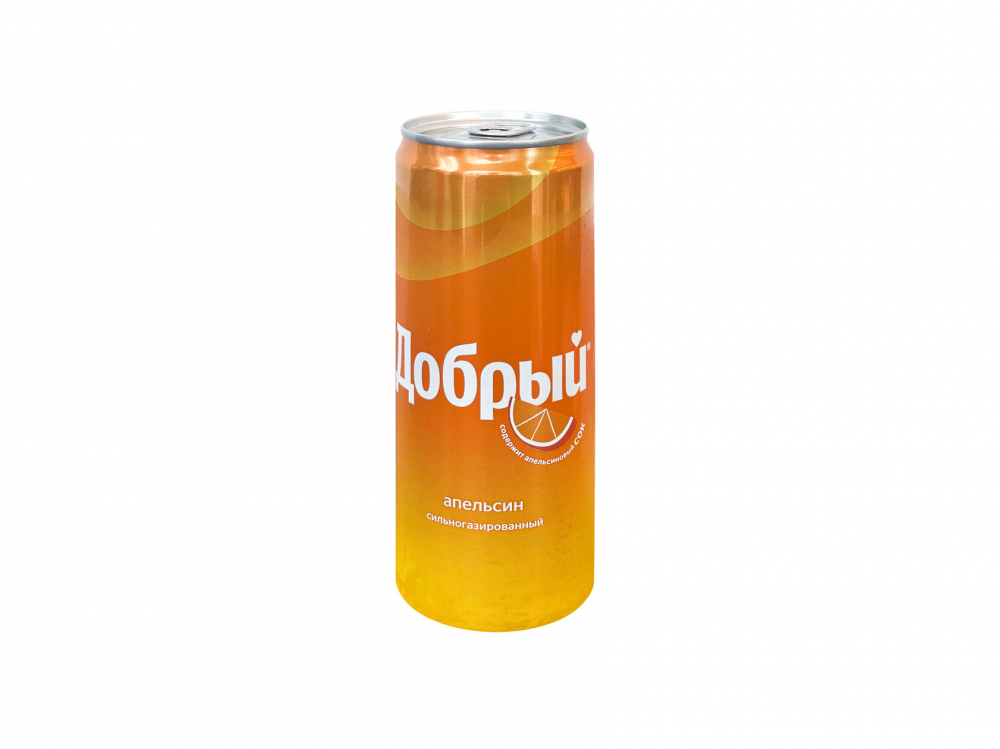 Напиток Добрый 0,33 Апельсин ж/б 