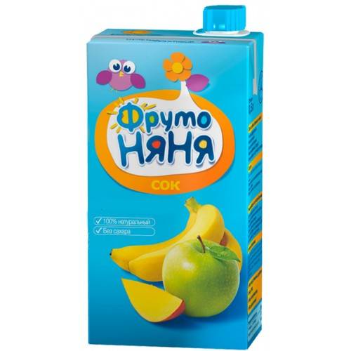 Сок Фр.Няня 0,5л ябл-банан-манго(мультифруктовый)