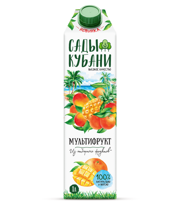 Нектар Сады Кубани 1л Мультифруктовый