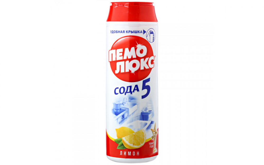 Чистящий порошок Пемолюкс 480г Лимон