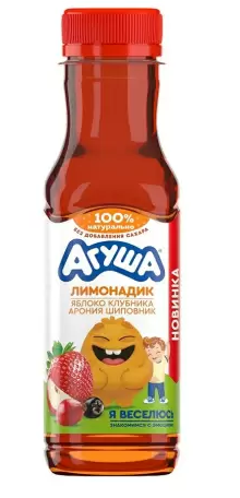 Лимонадик Агуша ЯблКлубАронШип 300мл