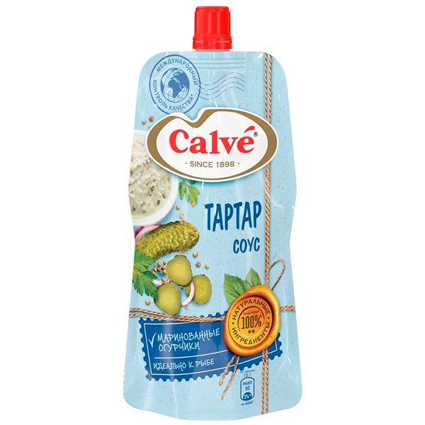 Соус  Кальве 230гр д/рыбы ТАРТАР