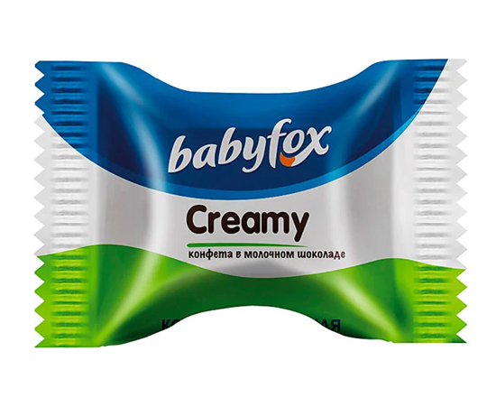 Конфеты Яшкино Baby Fox Creamy Choco вафельные
