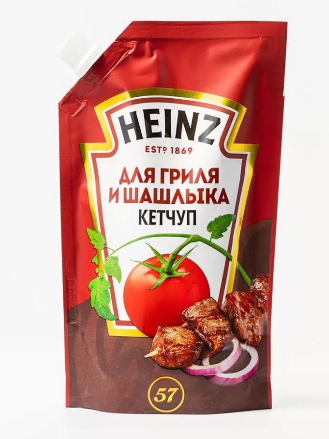 Кетчуп  Хайнц 320г для гриля и шашлыка