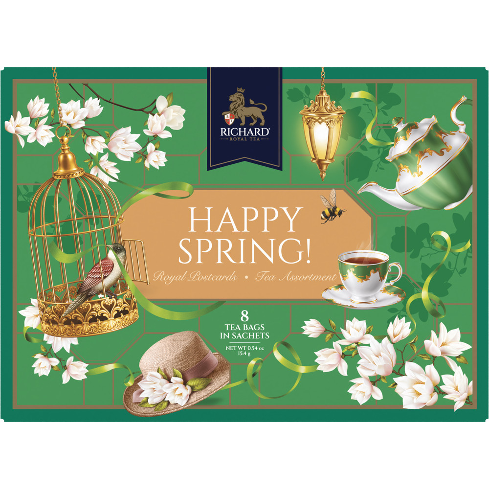 Ричард Роял POSTCARDS TEA ASSORTMENT 8пак