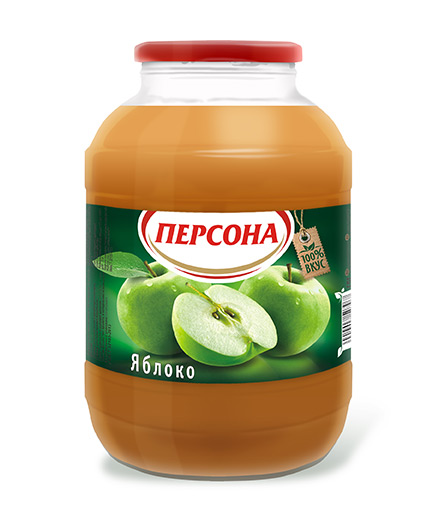 Персона 2л с/б яблоко Сок