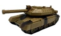 Танк Интерактивный (свет,звук,вращение) 30*13см / коробка  А422-7Y