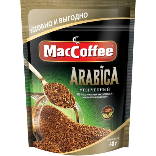Маккофе Арабика 40г Дой-Пак