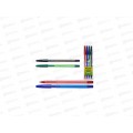 Ручки шар. MAZARI Stylus НАБОР 4цвета(с/ч/к/з), 0.7, п/у, M-7302-4 