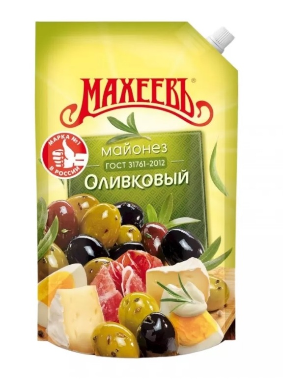 Майонез  МАХЕЕВ 400мл оливковый 50,5%