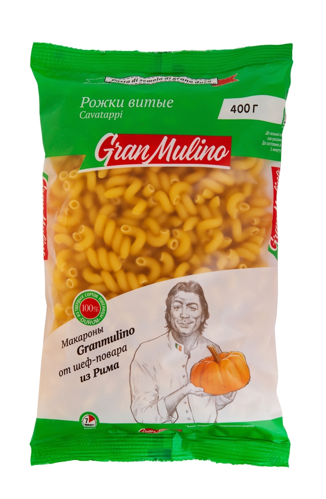 Гранмулино 400г. Рожки витые