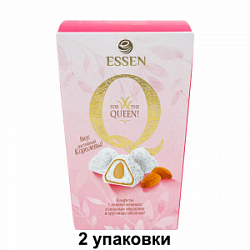 Конфеты в кор. Q 150г слив. начинка, с миндалём кокосом