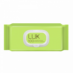 Влажные салфетки Люкс LUX 100шт клапан парфюмированные