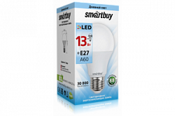 Лампа светодиодная SMARTBUY A60-13W/4000//E27 1040Лм
