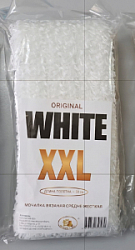 Мочалка для тела Чистофф-Эко вязаная XXL White белая